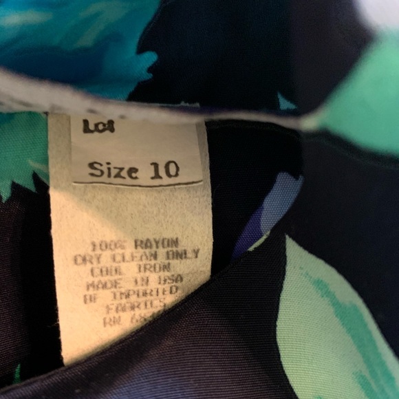 VTG April Rain Size 10 Floral Print Dress - Picture 7 of 8